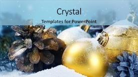  Presentation with blue gold - Cool new theme with blue gold - christmas background backdrop and a light blue colored foreground