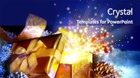  Presentation with miracle - Theme having young beautiful married couple in love at the yacht on vacation background and a light gray colored foreground.