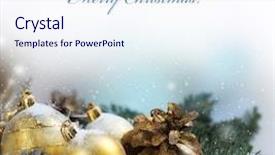  Presentation with blue gold - Audience pleasing PPT theme consisting of blue gold - christmas backdrop and a sky blue colored foreground