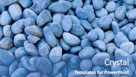  Presentation with zen stones - Amazing theme having blue gray stones of zen backdrop and a teal colored foreground
