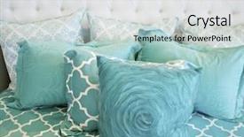  Presentation with teal - Audience pleasing slides consisting of blue green - closeup photo of teal cushions backdrop and a lemonade colored foreground