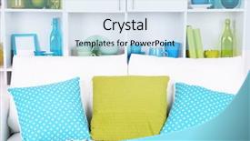  Presentation with interior design of classic white - Presentation theme with blue green - modern interior design white living background and a light blue colored foreground