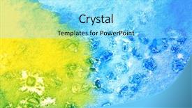  Presentation with yellow green - Audience pleasing PPT layouts consisting of blue green and yellow watercolor backdrop and a arctic colored foreground