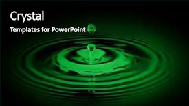  Presentation with abstract blue technology - Cool new theme with blue green circle - abstract technology design backdrop and a black colored foreground