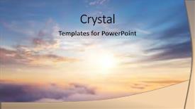  Presentation with blue orange - Amazing slide deck having blue grey orange - beautiful sunset cloudy sky backdrop and a teal colored foreground