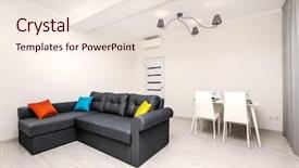  Presentation with modern black and white trees - Audience pleasing slide deck consisting of blue grey orange - modern white black and gray backdrop and a lemonade colored foreground