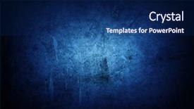  Presentation with rock wall - Slide deck enhanced with blue grunge textured wall closeup background and a navy blue colored foreground