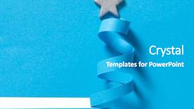  Presentation with sparkle christmas wallpaper blur christmas - Beautiful theme featuring blue handmade christmas tree cut backdrop and a teal colored foreground