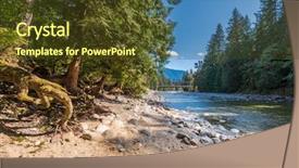  Presentation with vancouver - Audience pleasing presentation consisting of blue hd - majestic mountain river in vancouver backdrop and a  colored foreground