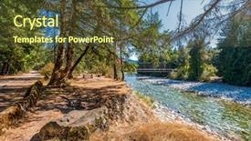  Presentation with vancouver - Beautiful presentation featuring blue hd - majestic mountain river in vancouver backdrop and a  colored foreground