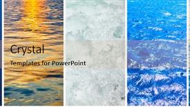  Presentation with seas - Presentation consisting of blue hd - water of seas and oceans background and a coral colored foreground