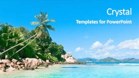  Presentation with divine - Beautiful PPT layouts featuring blue heaven divine shoreline backdrop and a teal colored foreground