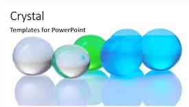  Presentation with polymer - Cool new presentation with polymer absorbance - blue hydrogel isolated on white backdrop and a white colored foreground