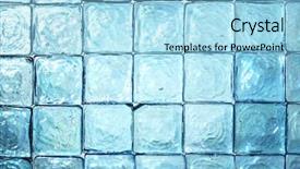  Presentation with ice blue - Colorful PPT layouts enhanced with blue ice - glass background backdrop and a arctic colored foreground