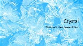 Presentation with ice blue - Presentation theme with texture frosted glass abstrack - blue ice abstract natural background background and a arctic colored foreground