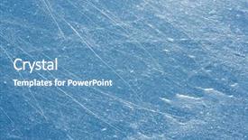  Presentation with ice blue - PPT layouts consisting of blue ice texture series background and a teal colored foreground