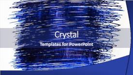  Presentation with blue ink splash - Presentation consisting of scratched grunge dark blue ink background and a navy blue colored foreground