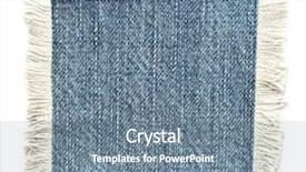  Presentation with denim and diamonds - Audience pleasing slide set consisting of blue jeans - fabric with denim isolated backdrop and a ocean colored foreground