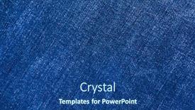  Presentation with jeans blue denim texture - Colorful presentation theme enhanced with blue-jeans-fabric-denim-jeans backdrop and a ocean colored foreground