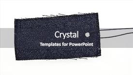  Presentation with jeans - Presentation theme having blue jeans tag with lace isolated on white background and a wine colored foreground