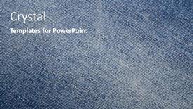  Presentation with denim - PPT layouts consisting of blue jeans texture of denim background and a seafoam green colored foreground