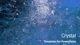  Presentation with blue line - Slides featuring blue jelly background and a ocean colored foreground