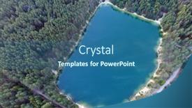  Presentation with region - Beautiful PPT layouts featuring blue-lake-in-the-chernigow backdrop and a ocean colored foreground