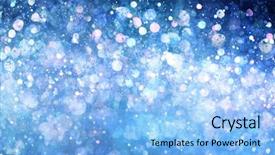  Presentation with sparkling lights - Colorful slides enhanced with blue lights background backdrop and a light blue colored foreground