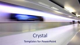  Presentation with movement - Theme enhanced with blue line - airport abstract background blurred movement background and a sky blue colored foreground