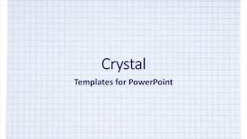  Presentation with spiral notebook - Beautiful PPT theme featuring blue line - spiral notebook isolated over white backdrop and a sky blue colored foreground