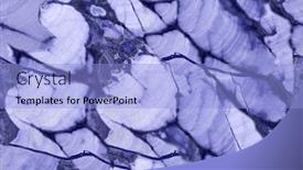  Presentation with aluminium seamless metal texture - Cool new presentation theme with blue malachite stone seamless texture macro backdrop and a light blue colored foreground