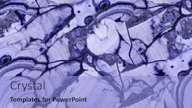  Presentation with stone - Cool new presentation theme with blue-malachite-stone-texture-macro backdrop and a light blue colored foreground