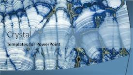  Presentation with stone - Audience pleasing slide deck consisting of blue-malachite-stone-texture-macro backdrop and a light blue colored foreground