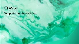  Presentation with blue marble - Theme with blue marble - abstract background background and a mint green colored foreground