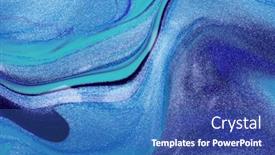  Presentation with blue marble - Beautiful PPT theme featuring blue-marble-color-mix-fluid backdrop and a teal colored foreground