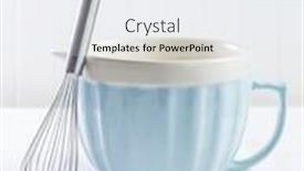  Presentation with cooking utensil - Cool new presentation with blue-mixing-bowl-with-wisp backdrop and a sky blue colored foreground