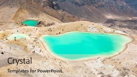  Presentation with beautiful moraine lake - Slides featuring blue mountain - view at beautiful emerald lakes background and a  colored foreground