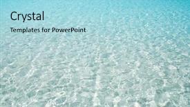  Presentation with turquoise beach - Amazing presentation theme having blue ocean - beach perfect white sand turquoise backdrop and a light blue colored foreground