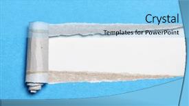  Presentation with hud abstract polygonal space blue - Slide set featuring blue paper background with space background and a light blue colored foreground