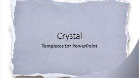  Presentation with torn paper - Audience pleasing presentation design consisting of blue paper isolated on white backdrop and a light blue colored foreground