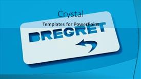  Presentation with brexit - PPT theme having blue-paper-sign background and a teal colored foreground