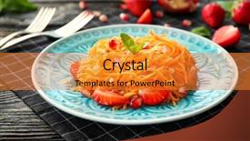  Presentation with blue - PPT layouts having blue patterned plate with yummy background and a gold colored foreground