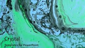  Presentation with artwork - Theme featuring poster card invitation contemporary background and a teal colored foreground