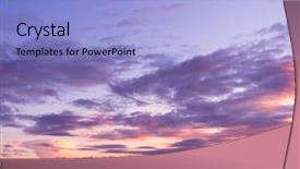  Presentation with vitamin d sun - Presentation design with blue pink - bay view setting sun background and a light blue colored foreground