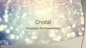  Presentation with blurred bokeh - PPT theme consisting of blue pink - christmas background glowing holiday abstract background and a cream colored foreground