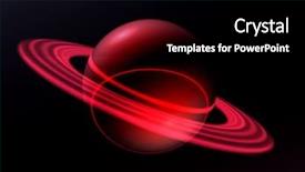  Presentation with blue - Beautiful presentation design featuring blue planet travels on space backdrop and a black colored foreground