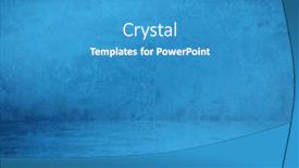  Presentation with plaster - Slide deck with blue-plaster-wall-old-grunge background and a teal colored foreground