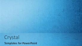  Presentation with plaster - PPT theme featuring blue-plaster-wall-old-grunge background and a light blue colored foreground