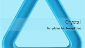  Presentation with pastel color - Slide set consisting of blue-plastic-triangle-frame background and a arctic colored foreground