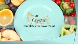  Presentation with blue food - Beautiful presentation featuring blue plate surrounded by wholesome food diet close-up backdrop and a cool aqua colored foreground